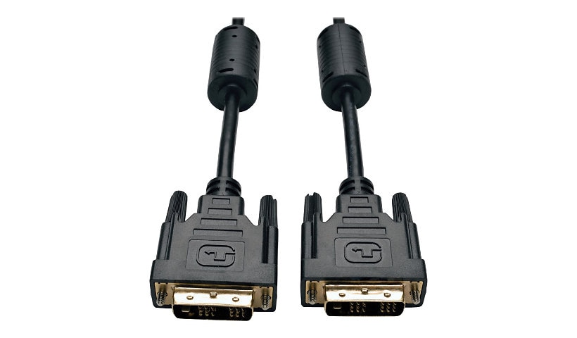 Eaton Tripp Lite Series DVI Single Link Cable, Digital TMDS Monitor Cable (DVI-D M/M), 50 ft. (15.24 m) - DVI cable - 50