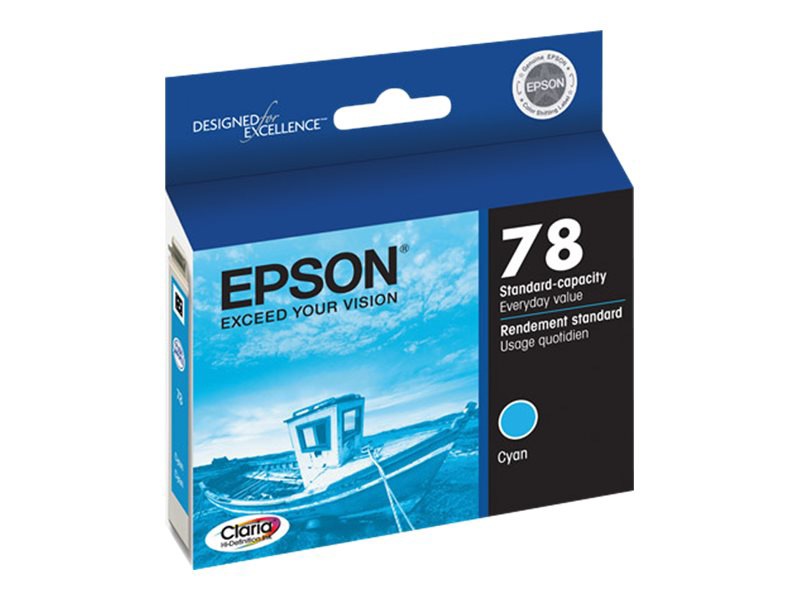 Epson 78 Claria Hi-Definition Cyan Ink Cartridge