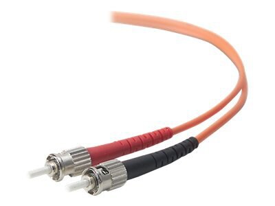 CDW 2 Meter Multimode ST/ST Duplex Fiber Optic Patch Cable, 62.5/125
