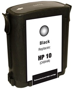 Clover Remanufactured Ink for HP 10 (C4844A), Black, 1,750 page yield