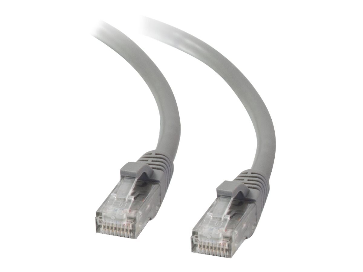 C2G 7ft Cat5e Snagless Unshielded (UTP) Ethernet Cable - Cat5e Network Patch Cable - PoE - Gray