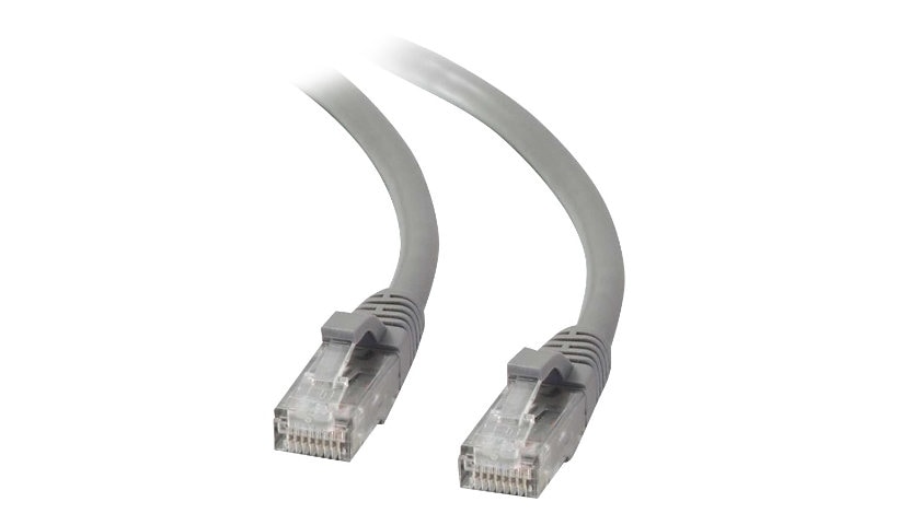 C2G 10ft Cat5e Snagless Unshielded (UTP) Ethernet Cable - Cat5e Network Patch Cable - PoE - Gray