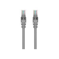 Belkin Cat6 3ft Grey Ethernet Patch Cable, UTP, 24 AWG, Snagless, Molded, RJ45, M/M, 3'