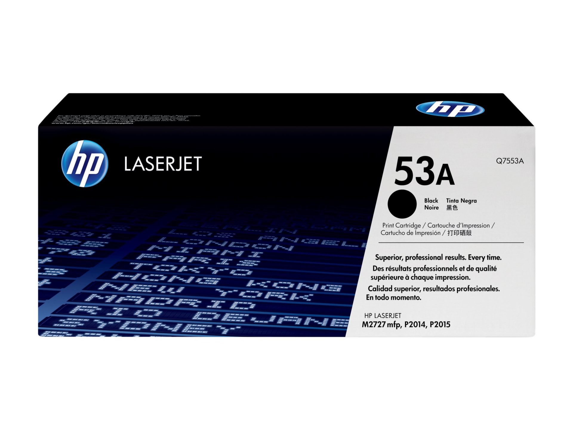 HP 53A (Q7553A) Original Laser Toner Cartridge - Single Pack - Black - 1 Each