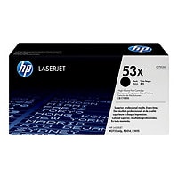 HP 53X (Q7553X) Original High Yield Laser Toner Cartridge - Single Pack - Black - 1 Each