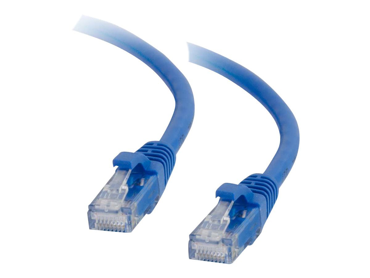C2G 25ft Cat5e Snagless Unshielded (UTP) Ethernet Cable - Cat5e Network Patch Cable - PoE - Blue
