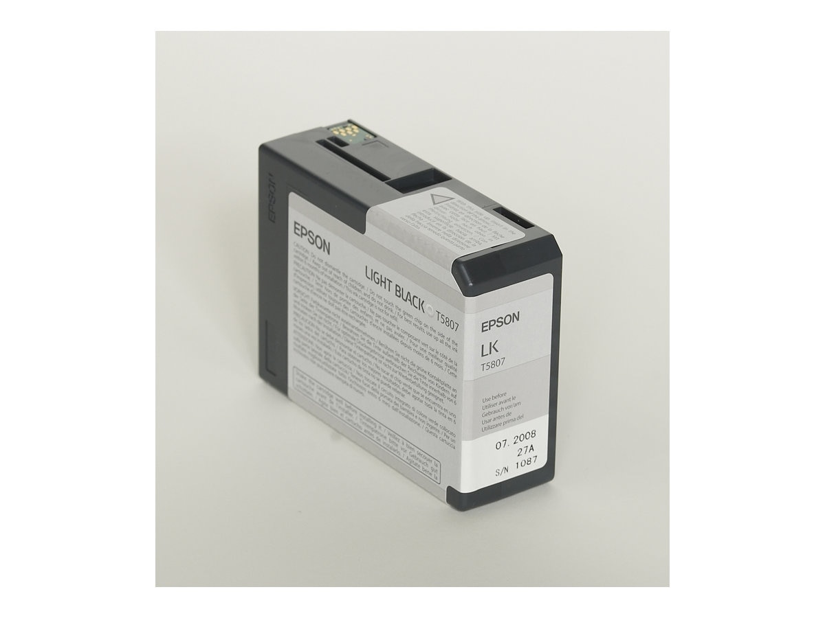 Epson T5807 - light black - original - ink cartridge