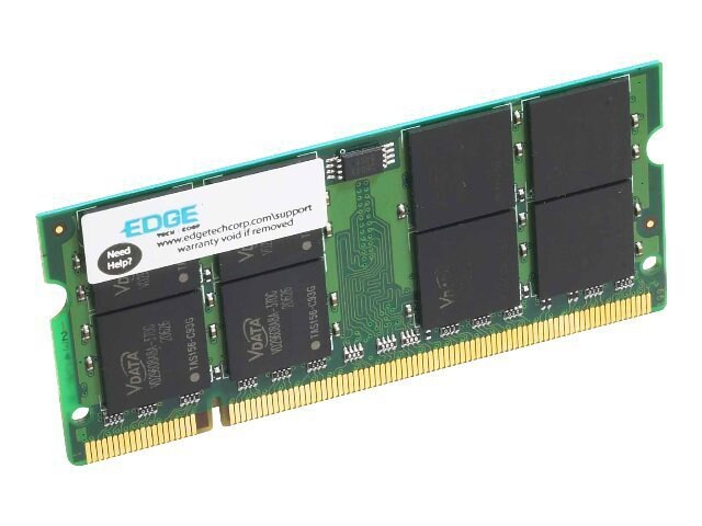 EDGE memory 2GB (1X2GB) PC25300 NONECC UNBUFFERED 200PIN DDR2 SODIMM