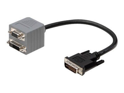 Belkin DVI-I (Dual Link) to VGA/DVI-D (Single Link) Analog and Digital Y