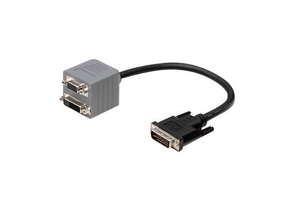 Belkin DVI-I (Dual Link) to VGA/DVI-D (Single Link) Analog and Digital Y