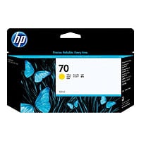 HP 70 (C9454A) Original Inkjet Ink Cartridge - Single Pack - Yellow - 1 Each