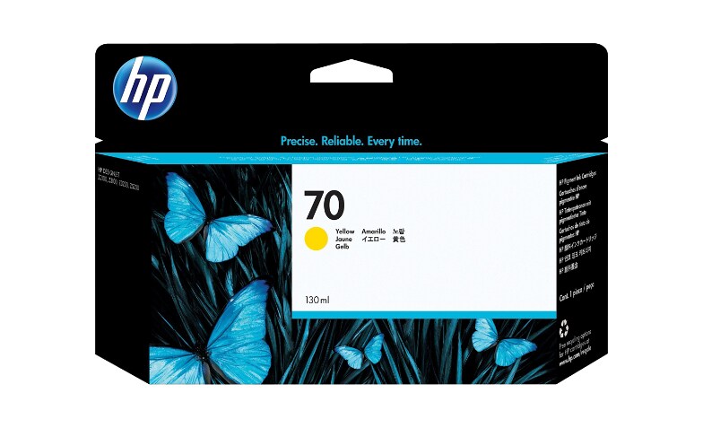 HP 70, (C9454A) Yellow Original Ink Cartridge
