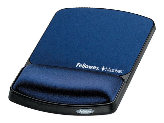Fellowes Gel Wrist Rest and Mouse Pad with Microban® Product Protection