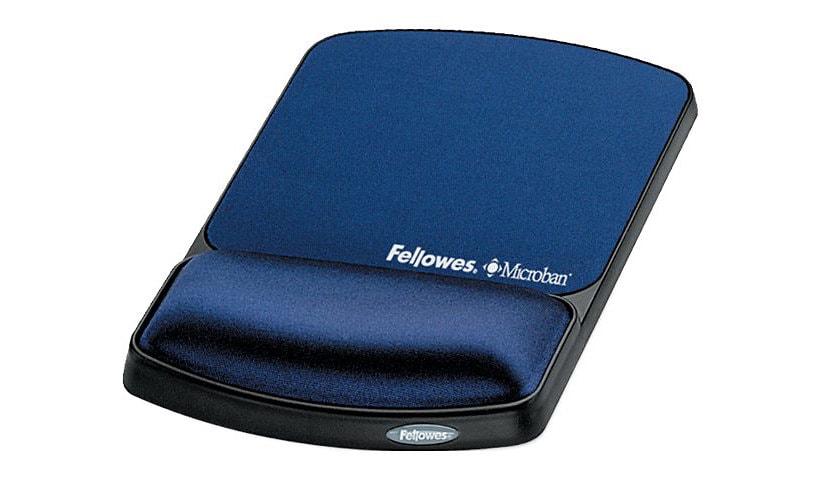 Fellowes Gel Wrist Rest and Mouse Pad with Microban® Product Protection