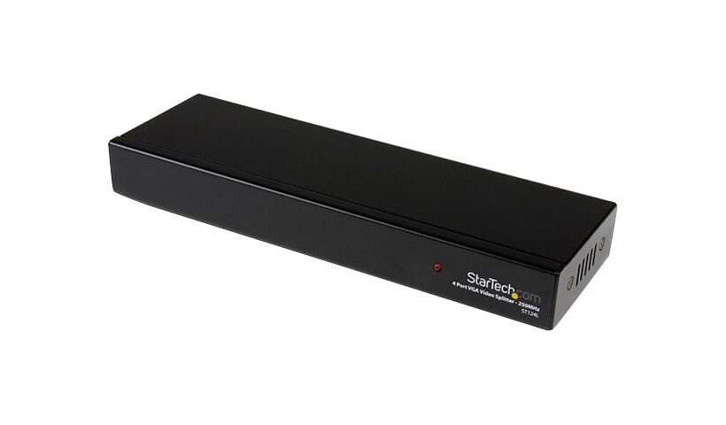 StarTech.com 4 Port VGA Video Splitter - 250 MHz - video splitter - 4 ports