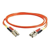 C2G 1m LC-LC 62.5/125 OM1 Duplex Multimode Fiber Cable - Orange