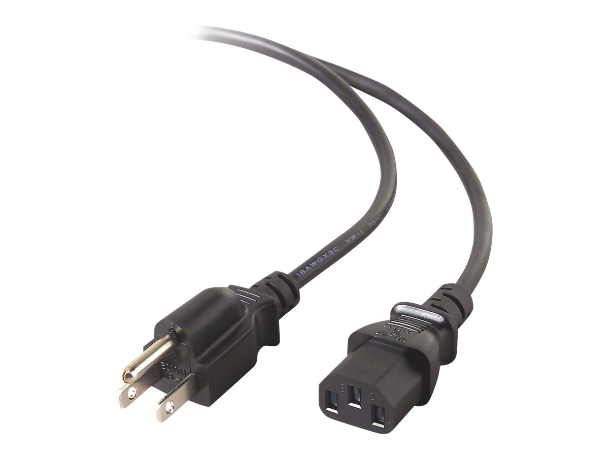Belkin - power cable - NEMA 5-15 to power IEC 60320 C13 - 6 ft