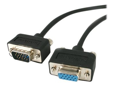 StarTech.com 15 ft Low Profile High Resolution VGA Extension Cable HD15 M/F