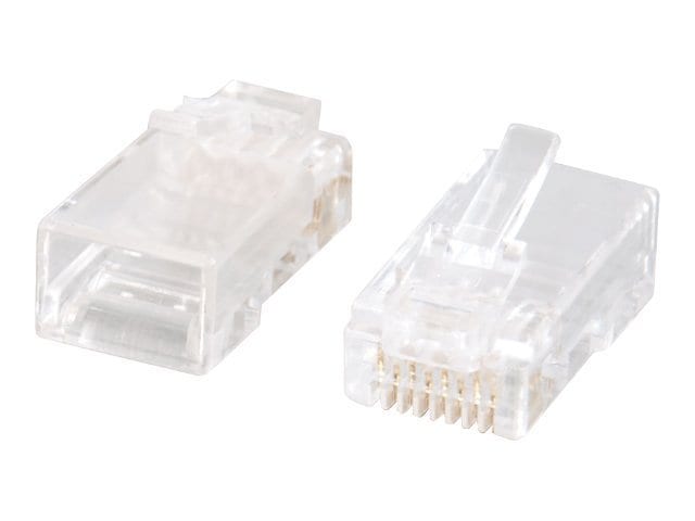 C2G Modular Plug - network connector - clear