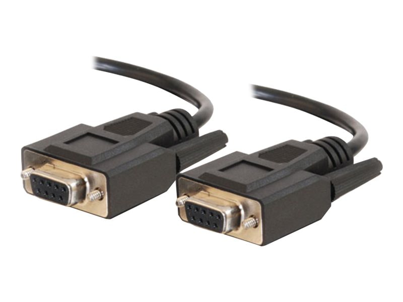 C2G 6ft Serial Cable - RS232 Serial Cable -  DB9 to DB9 - F/F