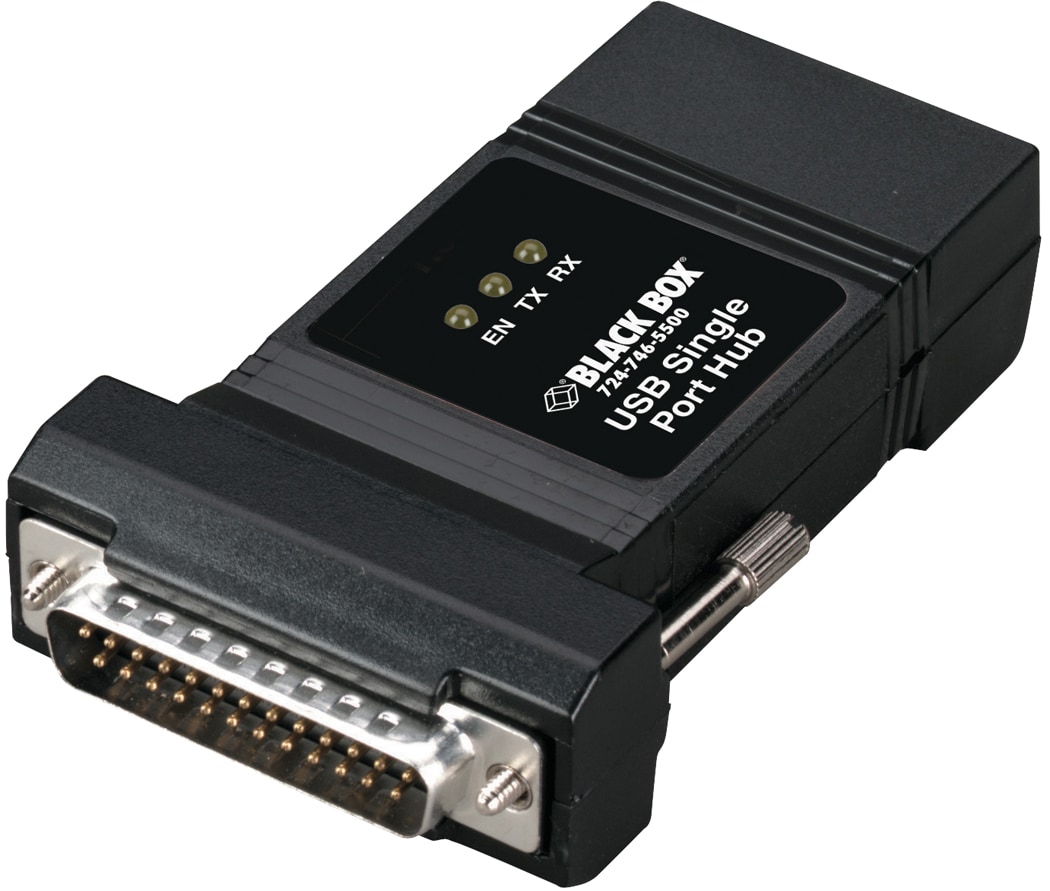 Black Box USB Single-Port Hub - serial adapter - USB - RS-422/485/530