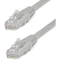 StarTech.com CAT6 Ethernet Cable 10' Gray 650MHz Molded Patch Cord PoE++