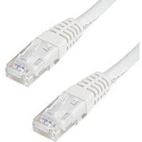 StarTech.com 6ft CAT6 Ethernet Cable - White CAT 6 Gigabit Wire 100W PoE 650MHz Molded Patch Cord