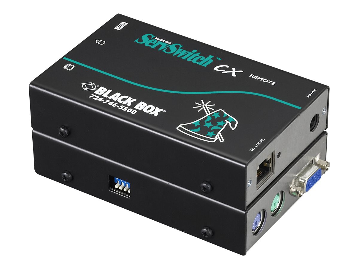 Black Box ServSwitch CX Remote Unit Basic - KVM extender