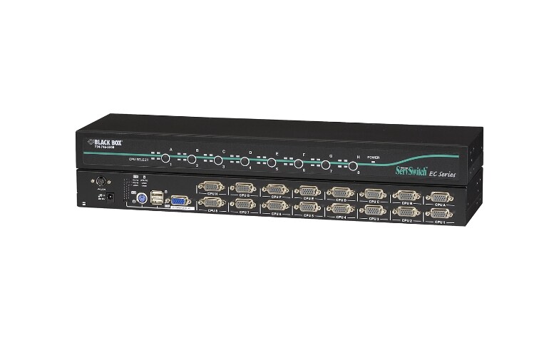 Black Box ServSwitch EC for PS/2 and USB Servers and PS/2 or USB Consoles -  KVM switch - 16 ports