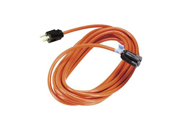 Animated Displays & Figures by Pro Power Black 50Ft 14/3 Multi-Outlet Power Distribution Cord for Holiday Lights 