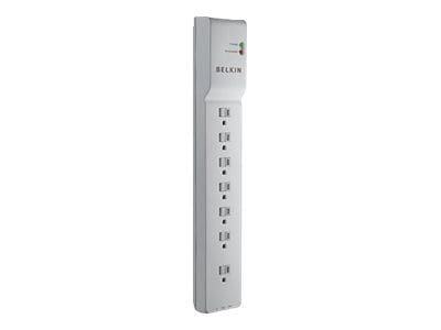 Belkin 8-Outlet Surge Protector - 12ft Cord - Right Angle Plug - 2320J - White