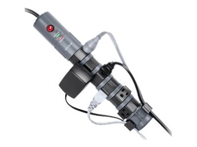 Belkin 8-Outlet Pivot-Plug Surge Protector - 6ft Cord - Right Angle Plug - 1800J - Grey
