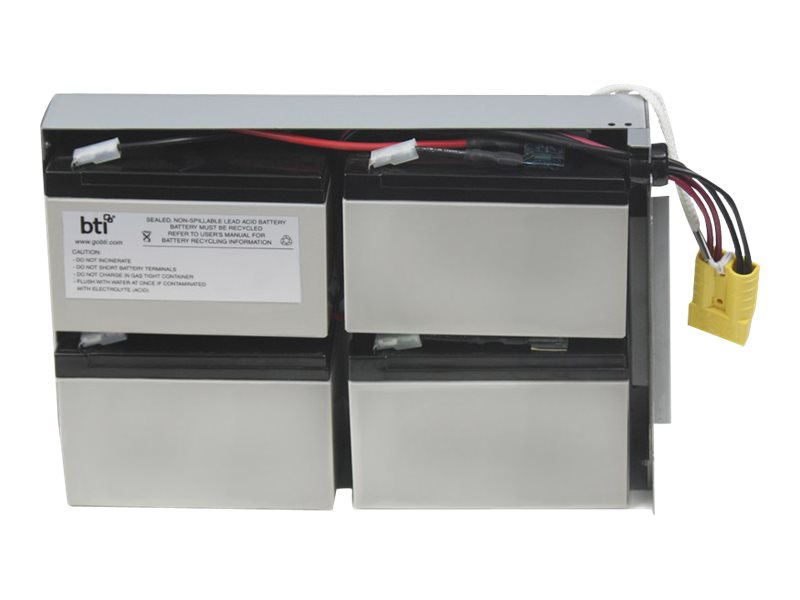Thumbnail 2 of 2 for BTI RBC24-SLA24-BTI SEALED LEAD ACID BATTERY FOR APC - 2yr Warranty - DLA1500RM2U, ISXT11KEC1R4P, ISXT11KPOW1R2P,