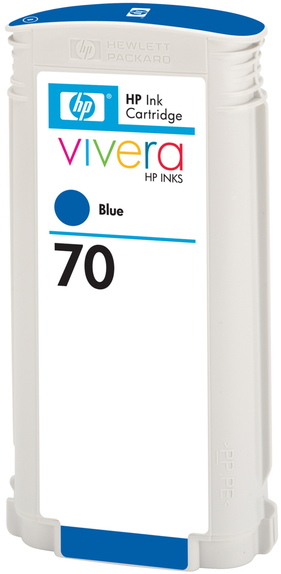Thumbnail 3 of 4 for HP 70 (C9458A) Original Inkjet Ink Cartridge - Single Pack - Blue - 1 Each