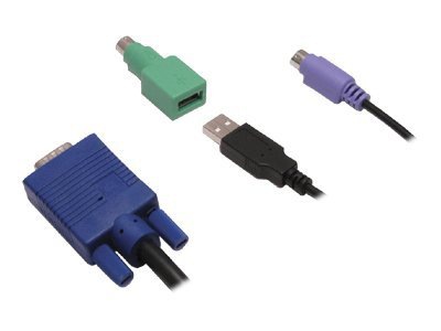 Avocent - keyboard / video / mouse / USB cable kit - 15 ft