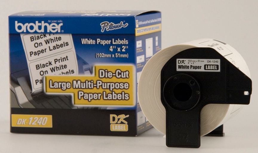 Brother DK1240 Die-Cut Multipurpose White Labels