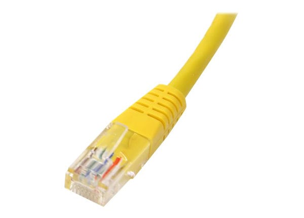 StarTech.com 20 ft Yellow Cat5e / Cat 5 Molded Patch Cable 20ft
