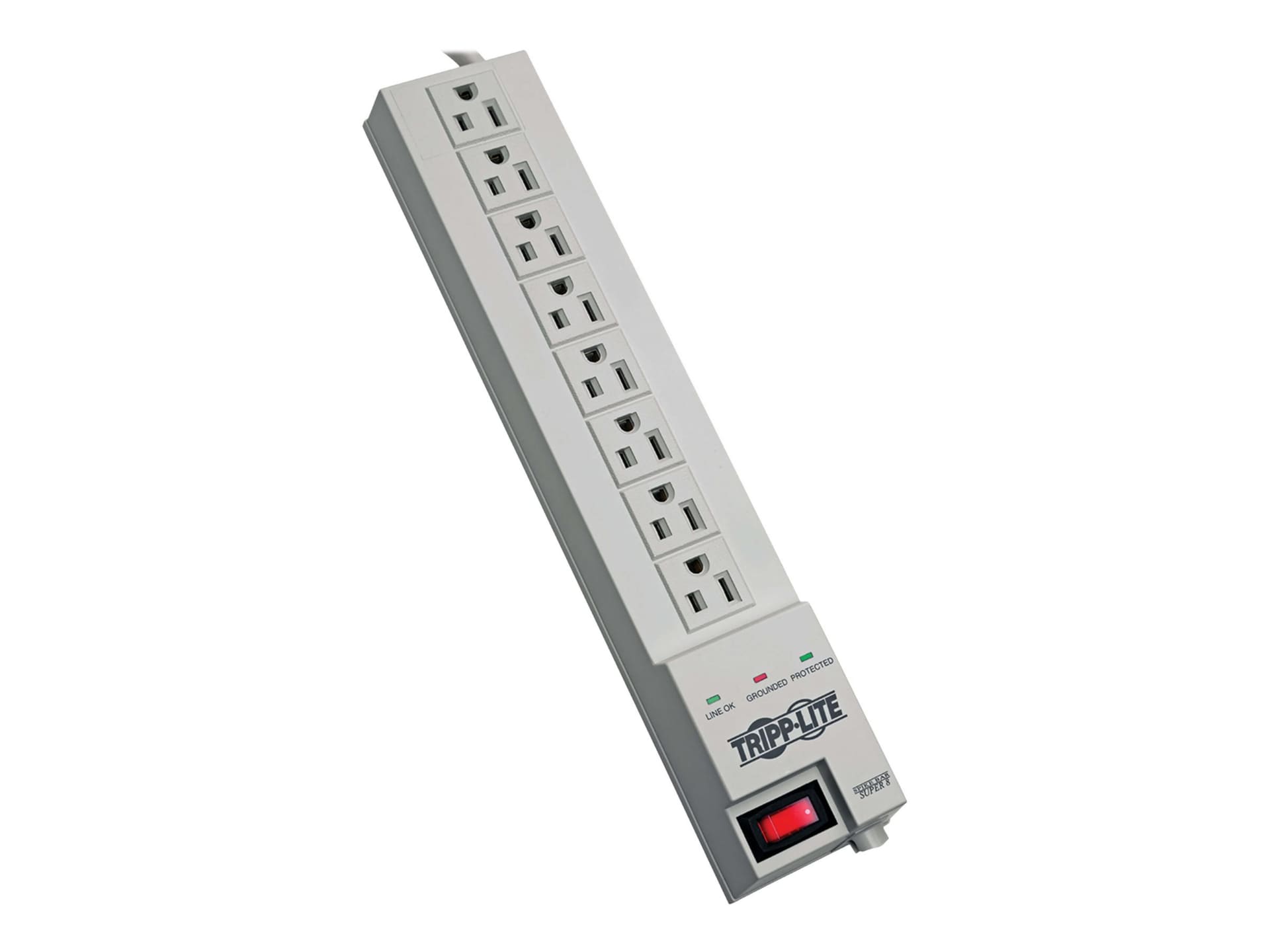 Tripp Lite Surge Protector Power Strip 120V 8 Outlet 8' Cord 1080 Joule - surge protector