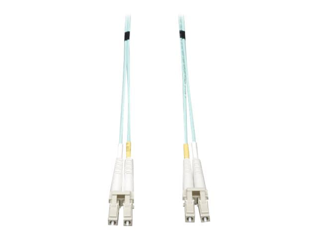 Tripp Lite 5M 10Gb Duplex Multimode 50/125 OM3 Fiber Cable LC/LC Aqua 16'