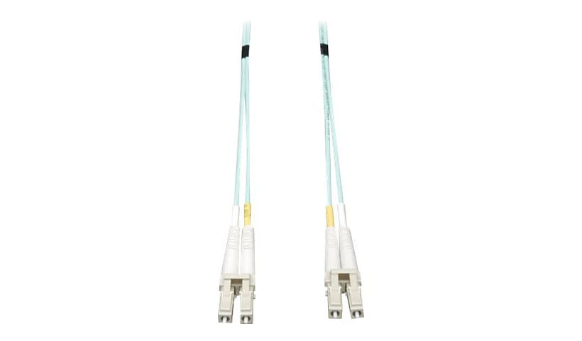 Eaton Tripp Lite Series 10Gb Duplex Multimode 50/125 OM3 LSZH Fiber Patch Cable (LC/LC) - Aqua, 5M (16 ft.) - patch