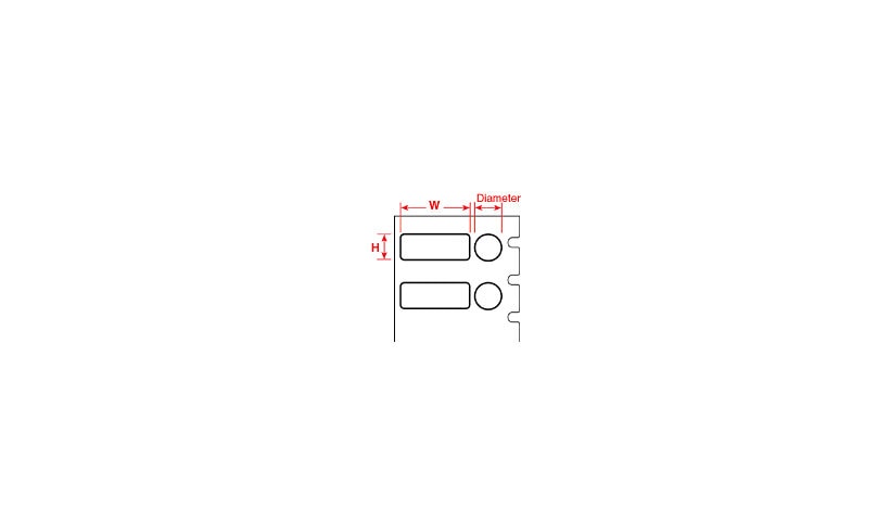 Brady B-499 - labels - matte - 3000 pcs.