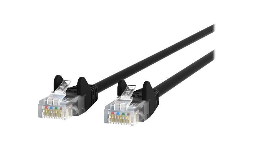 Belkin 14ft Cat5/Cat5e 350MHz Ethernet Patch Cable Black PVC Snagless 14'
