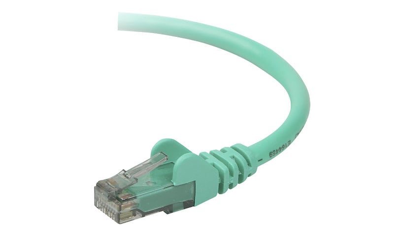 Belkin CAT5e/CAT5, 14ft, Green, Snagless, UTP, RJ45 Patch Cable