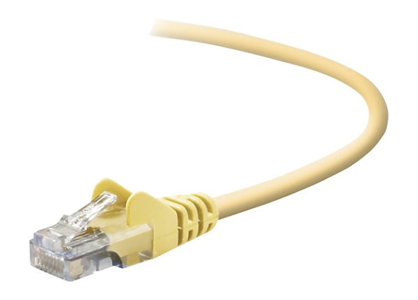 Pack of 5 Bootless 7 Foot Cat5e Yellow Ethernet Patch Cable by Konnekta Cable Pack of 5 Bootless 7 Foot Cat5e Yellow Ethernet Patch Cable by Konnekta Cable
