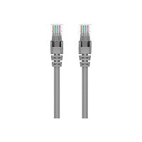 Belkin 14ft CAT5e Ethernet Patch Cable Snagless, RJ45, M/M, Gray - patch cable - 14 ft