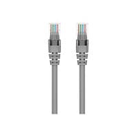 Belkin Cat5e/Cat5 25ft Grey Snagless Ethernet Patch Cable, PVC, UTP, 24 AWG, RJ45, M/M, 350MHz, 25'