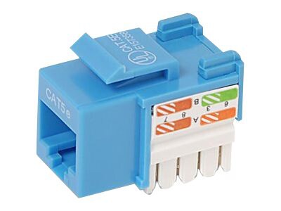 Belkin Cat5e RJ45 Keystone Jack, Blue