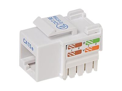 BELKIN CAT5E KEYSTONE JACK WHT