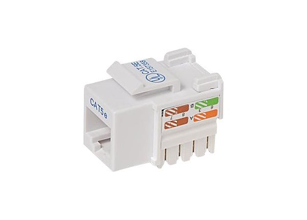 BELKIN CAT5E KEYSTONE JACK WHT