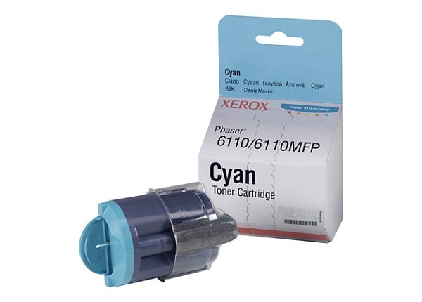 Xerox Cyan Standard Capacity toner for Phaser 6110/6110MFP